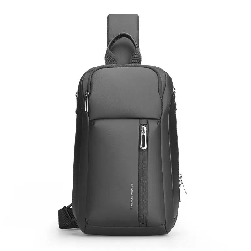 Men'S Fashion Bag - มาร์ค ไรเดนกระเป๋าคาดหน้าอกอเนกประสงค์ กระเป๋าสะพายข้างผู้ชาย ความจุขนาดใหญ่ กระเป๋าเป้สะพายหลังขนาดเล็กแบบลำลอง