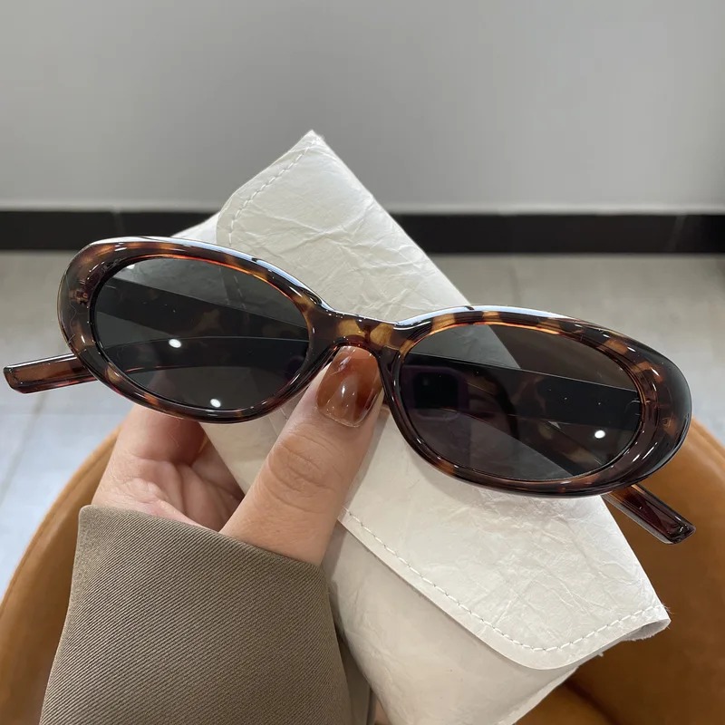 Men'S Fashion Glasses - แว่นกันแดดผู้หญิงยอดนิยม แว่นกันแดดทรงวงรีขนาดเล็ก แว่นกันแดดผู้ชาย แว่นตาแฟชั่น Y2K สีสันสดใส
