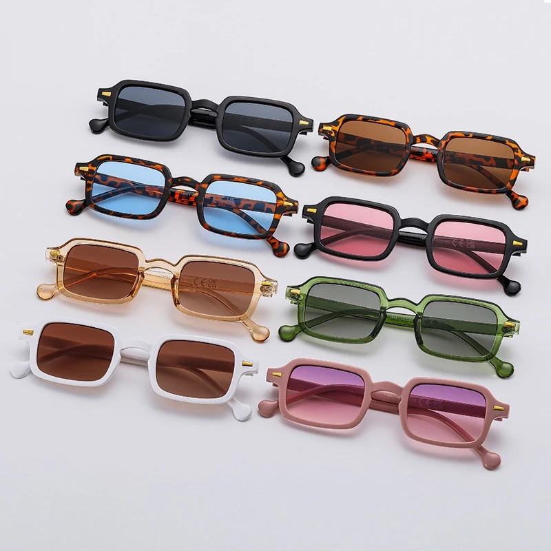 Men'S Fashion Glasses - แว่นกันแดดทรงสี่เหลี่ยมหรูหราสำหรับผู้หญิง แบรนด์ดีไซเนอร์วินเทจ แว่นกันแดดทรงเหลี่ยมสำหรับผู้ชาย แว่นตาผู้หญิง ป้องกันรังสียูวี 400