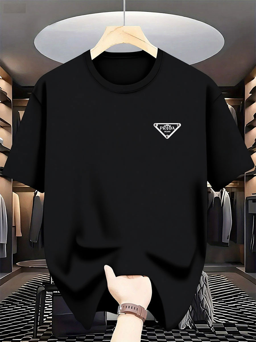 Milan Men'S Fashion - เสื้อยืดพิมพ์ลายแฟชั่นมิลานสำหรับผู้ชายปี 2026 แบรนด์ดังระดับนานาชาติ ผ้าฝ้ายแท้ คอกลม แฟชั่นพิมพ์ลาย
