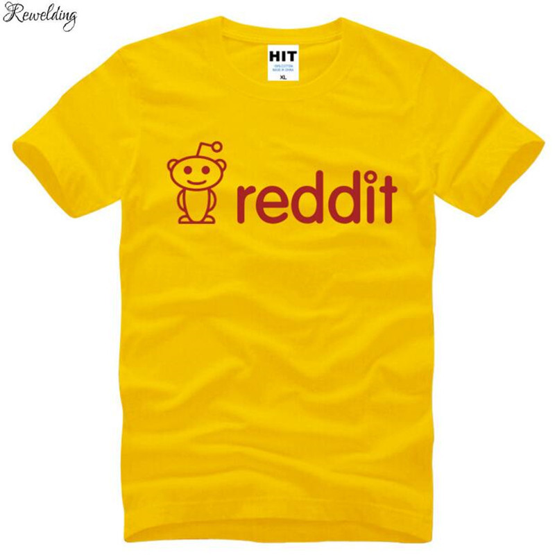 Men'S Fashion Reddit - Reddit เสื้อยืดลายพิมพ์น่ารักลายภาพยนตร์เอเลี่ยนเสื้อยืดคอกลมสำหรับผู้ชายผ้าฝ้ายสไตล์ฤดูร้อนแขนสั้นเสื้อยืดแฟชั่นสำหรับบุรุษขายดี
