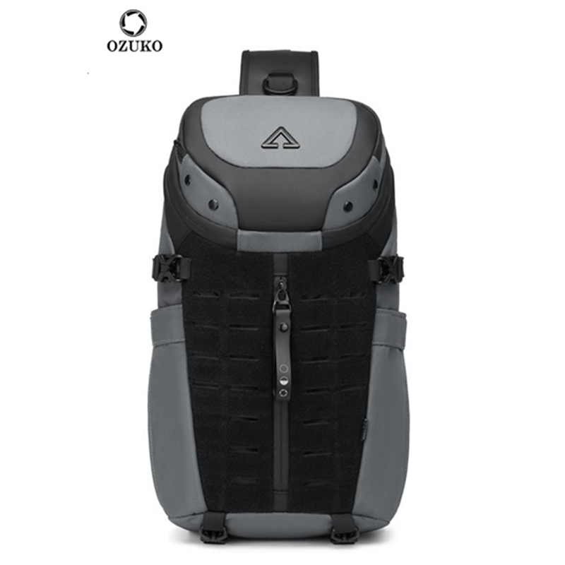 Men'S Fashion Bag - กระเป๋าคาดอก Ozuko กระเป๋าคาดลำตัวผู้ชาย กันน้ำ มีช่อง USB