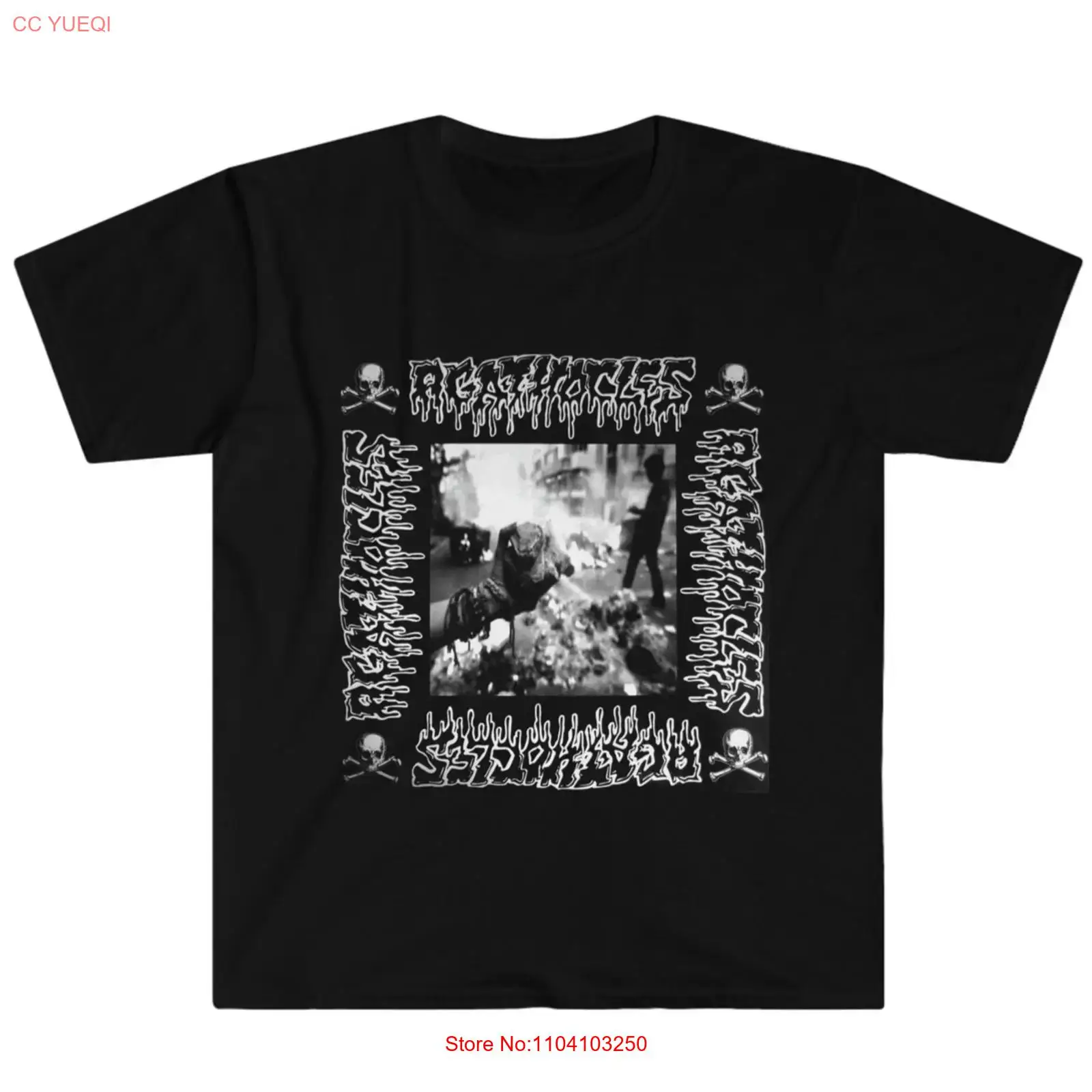 Mens Fashion In The 90S - AGATHOCLES เสื้อยืด Mincecore Grindcore Punk Crust