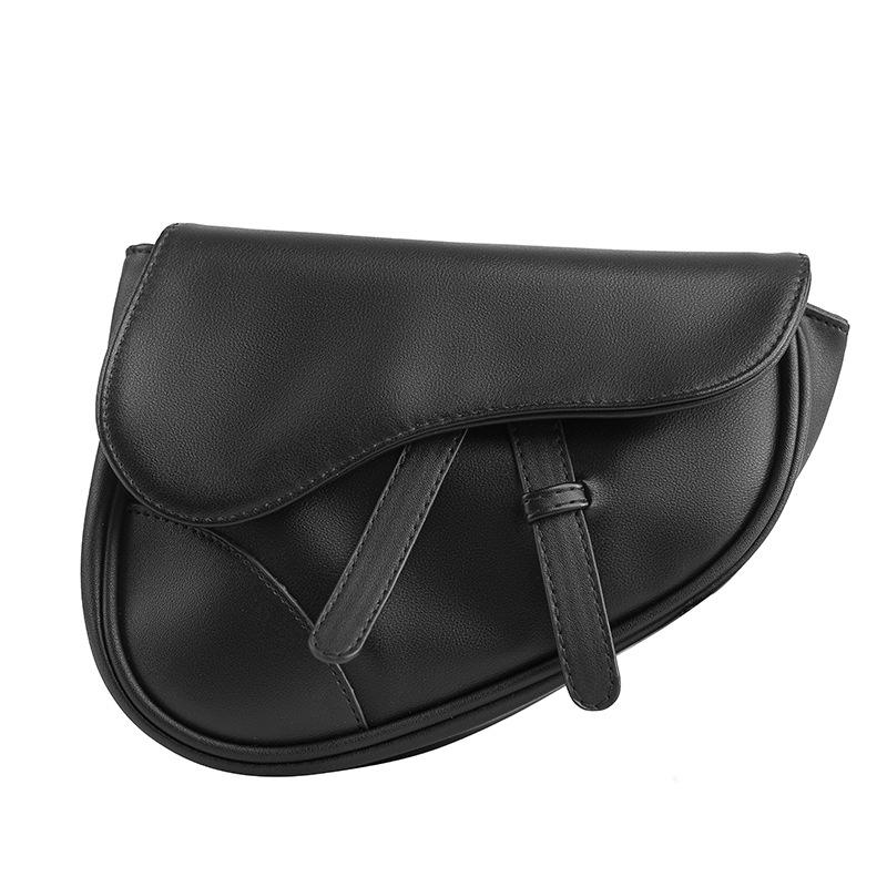 Men'S Fashion Bag - ผู้ชาย PU ชาย Breast กระเป๋าเรียบง่ายลำลองกระเป๋าอานม้าสะพายหนังหญิง Fanny