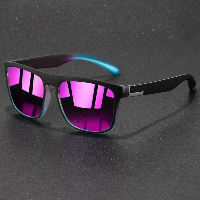 Men'S Fashion Glasses - แฟชั่นวินเทจสแควร์แว่นตากันแดดกีฬาผู้ชายผู้หญิงตกปลาขับรถสำหรับผู้ชายยี่ห้อดีไซเนอร์แว่นตากันแดดป้องกันแสงสะท้อน UV400 แว่นตา