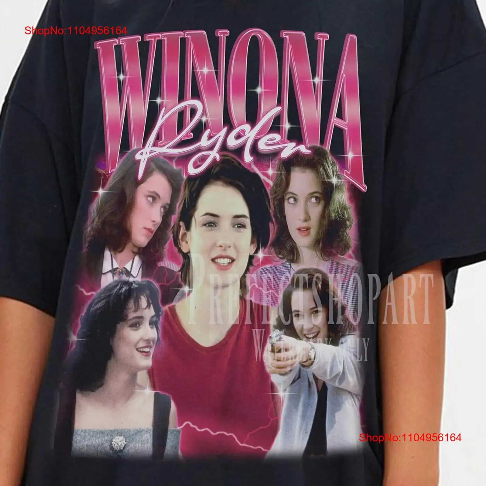 Poster Men Fashion - Winona Ryder T เสื้อ Merch พัดลม