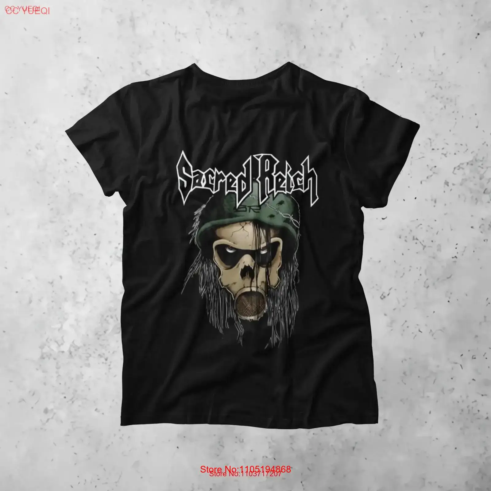 Poster Men Fashion - เสื้อยืด Sacred Reich ลายกราฟิกวินเทจ สไตล์สตรีทแวร์ ผ้าเนื้อนุ่ม