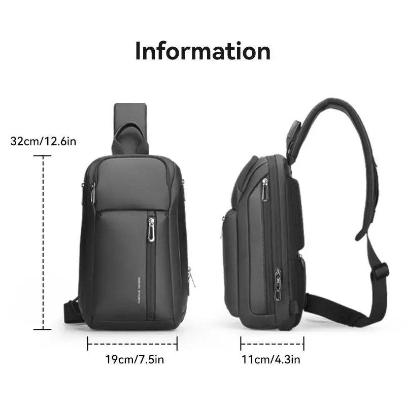 มาร์ค ไรเดนกระเป๋าคาดหน้าอกอเน - Men'S Fashion Bag บทวิจารณ์และราคา