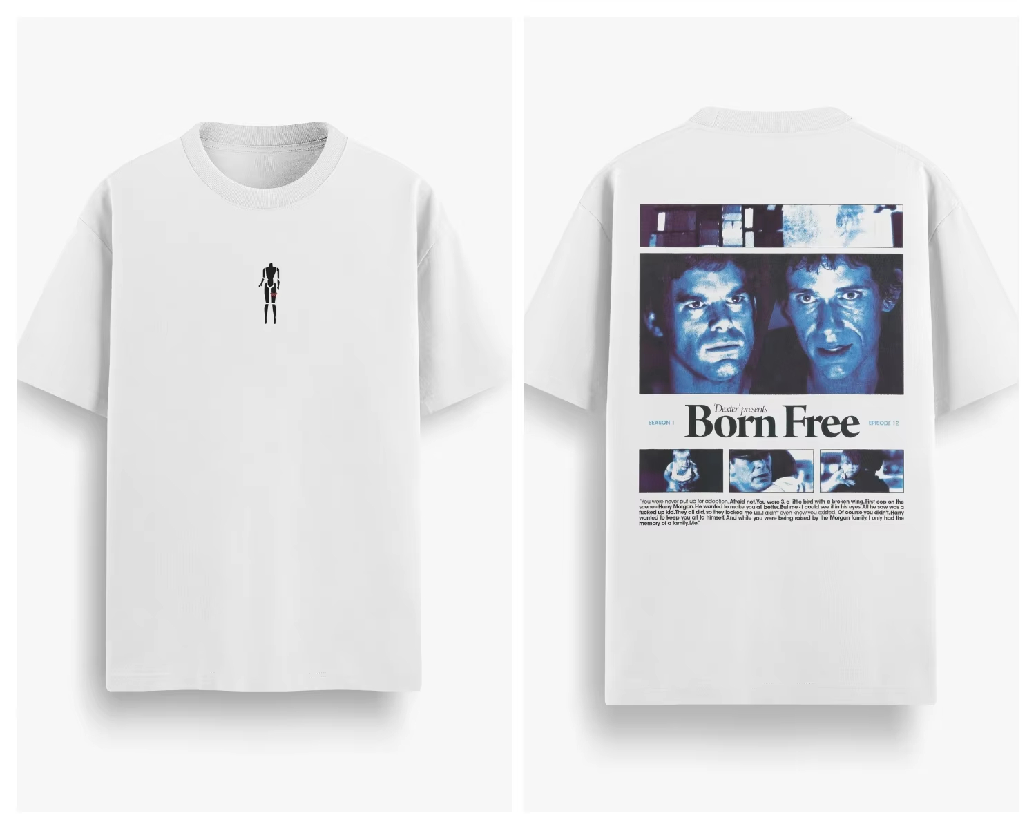 เสื้อยืดโอเวอร์ไซส์ลายโปสเตอร์ - Poster Men Fashion บทวิจารณ์และราคา