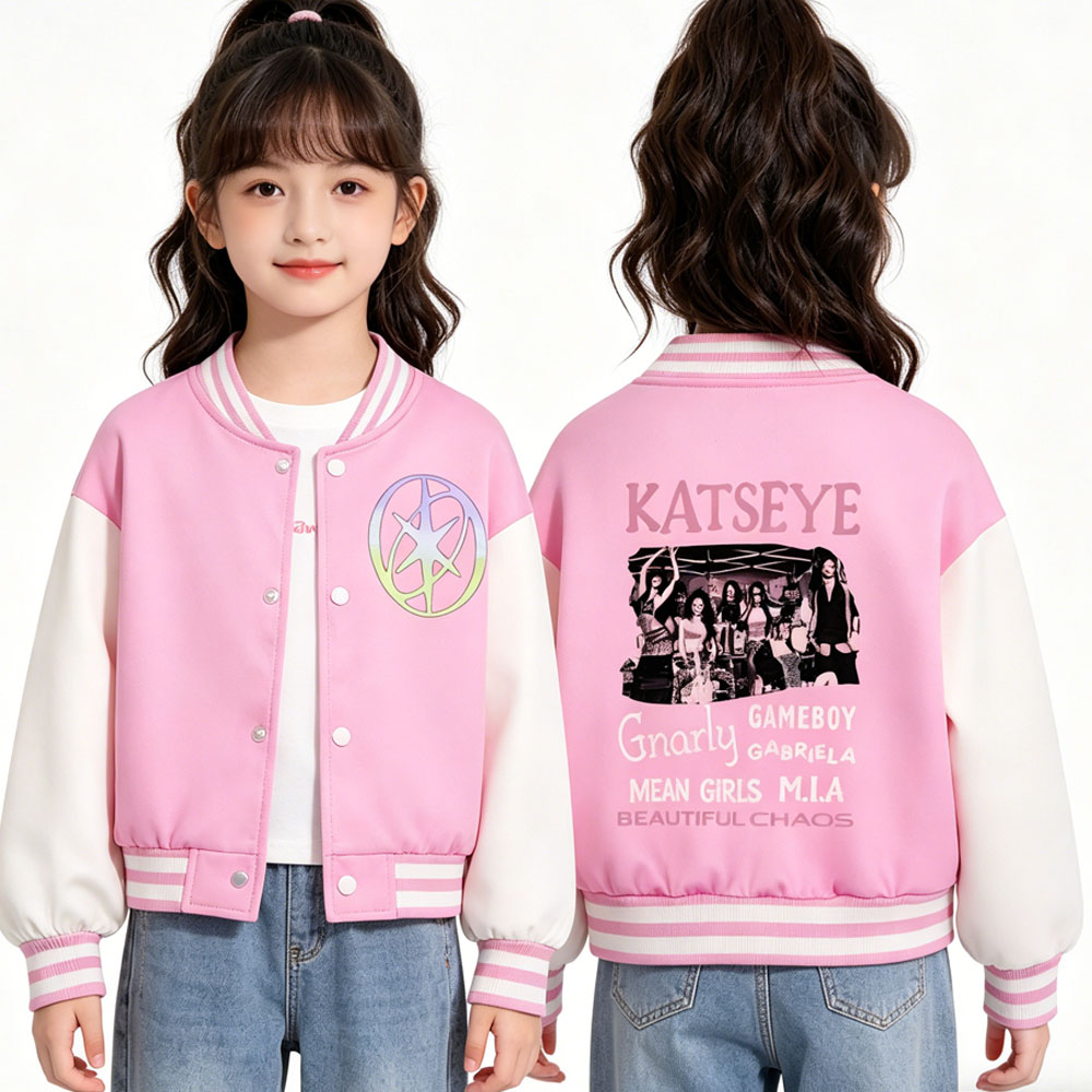 KATSEYE เสื้อแจ็คเก็ตเบสบอลแขน - Varsity Jacket Letterman บทวิจารณ์และราคา