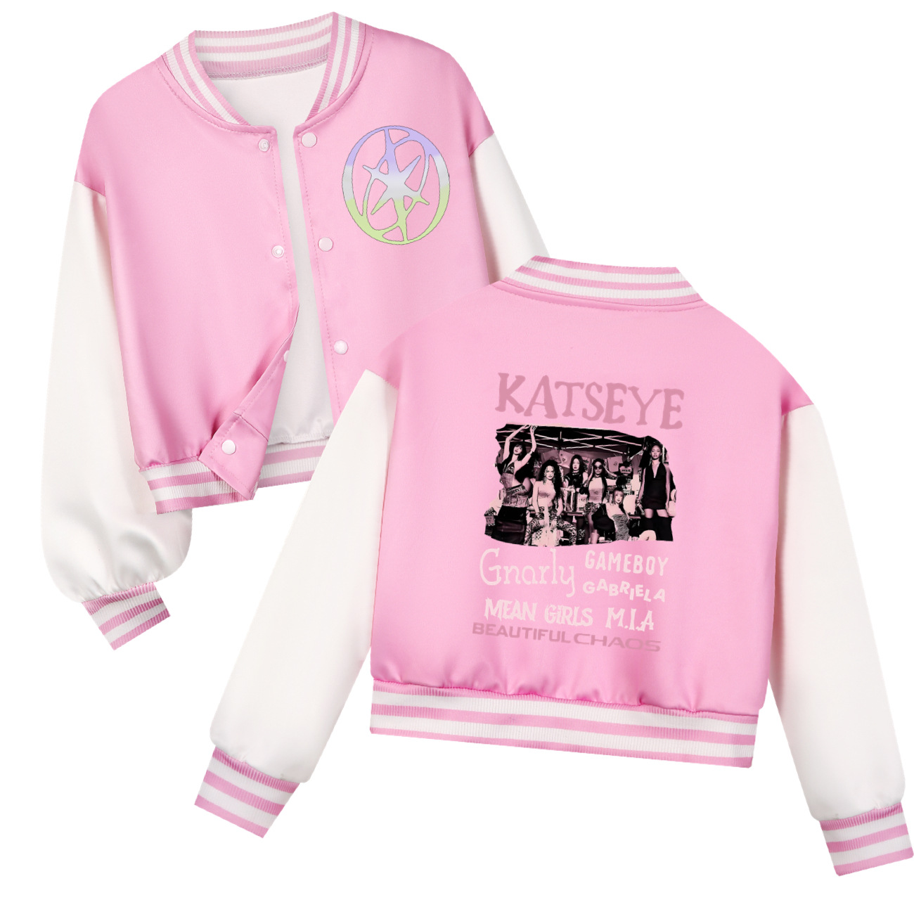 KATSEYE เสื้อแจ็คเก็ตเบสบอลแขน - Varsity Jacket Letterman บทวิจารณ์และราคา