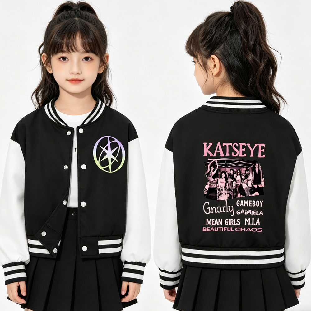 KATSEYE เสื้อแจ็คเก็ตเบสบอลแขน - Varsity Jacket Letterman บทวิจารณ์และราคา