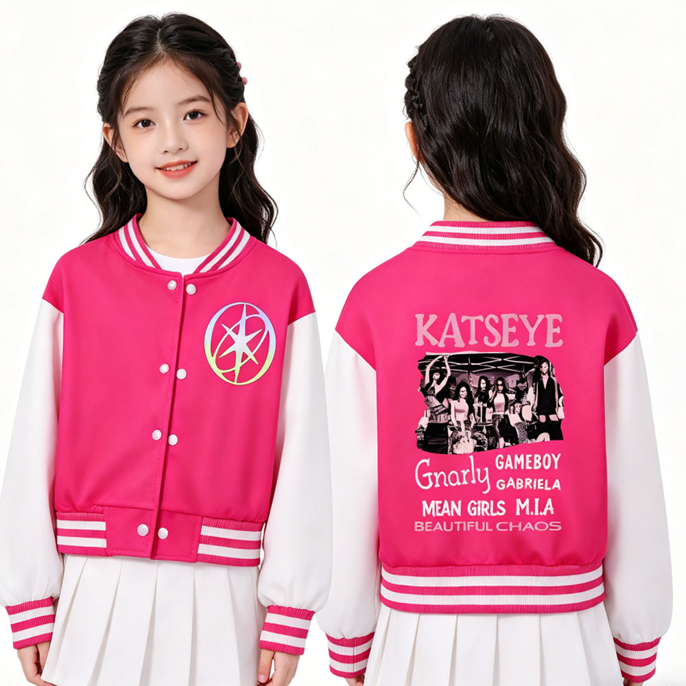 KATSEYE เสื้อแจ็คเก็ตเบสบอลแขน - Varsity Jacket Letterman บทวิจารณ์และราคา