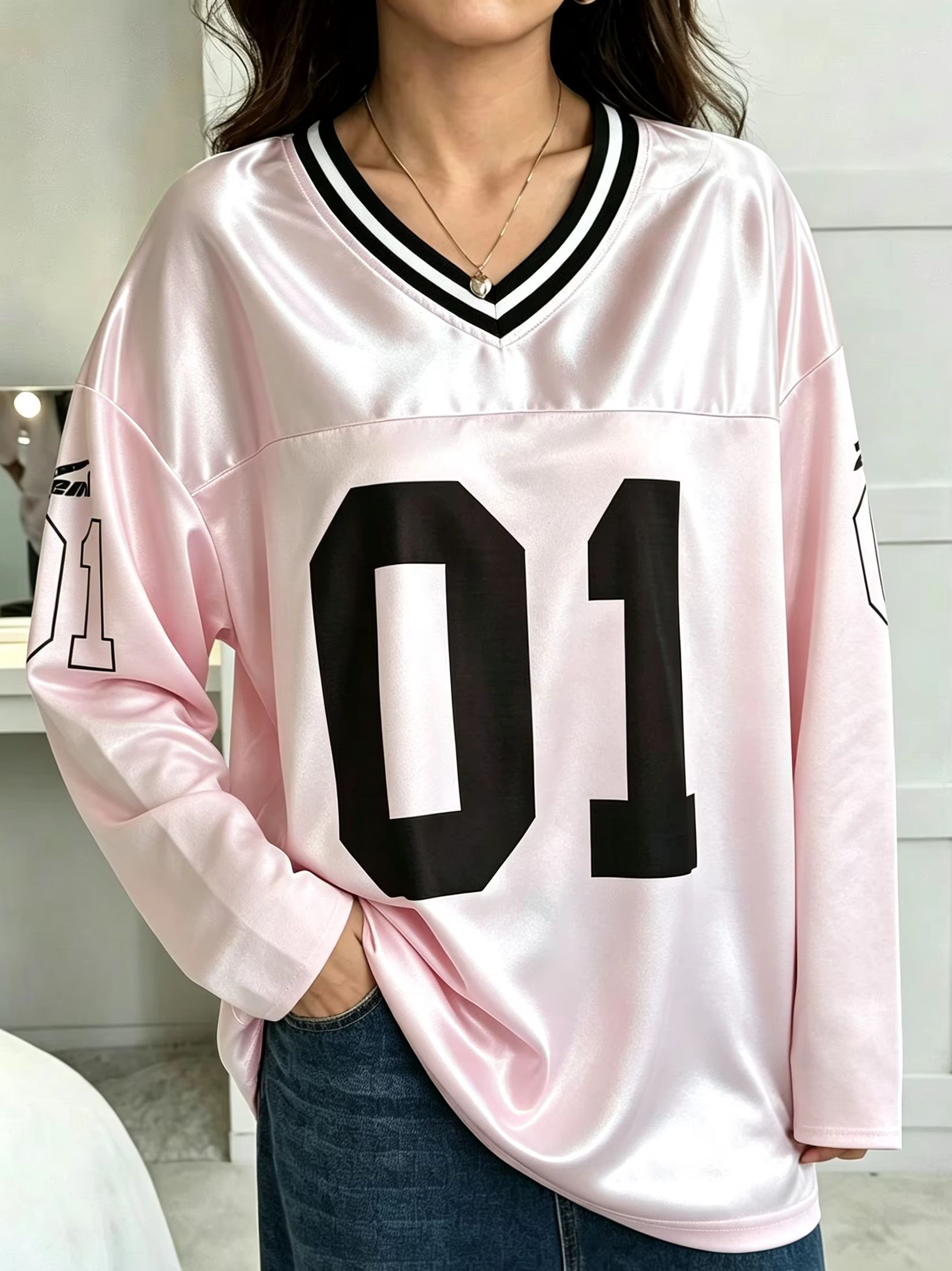 เสื้อยืดแขนยาวผู้ชายผู้หญิงสไต - Mens Fashion Streetwear บทวิจารณ์และราคา