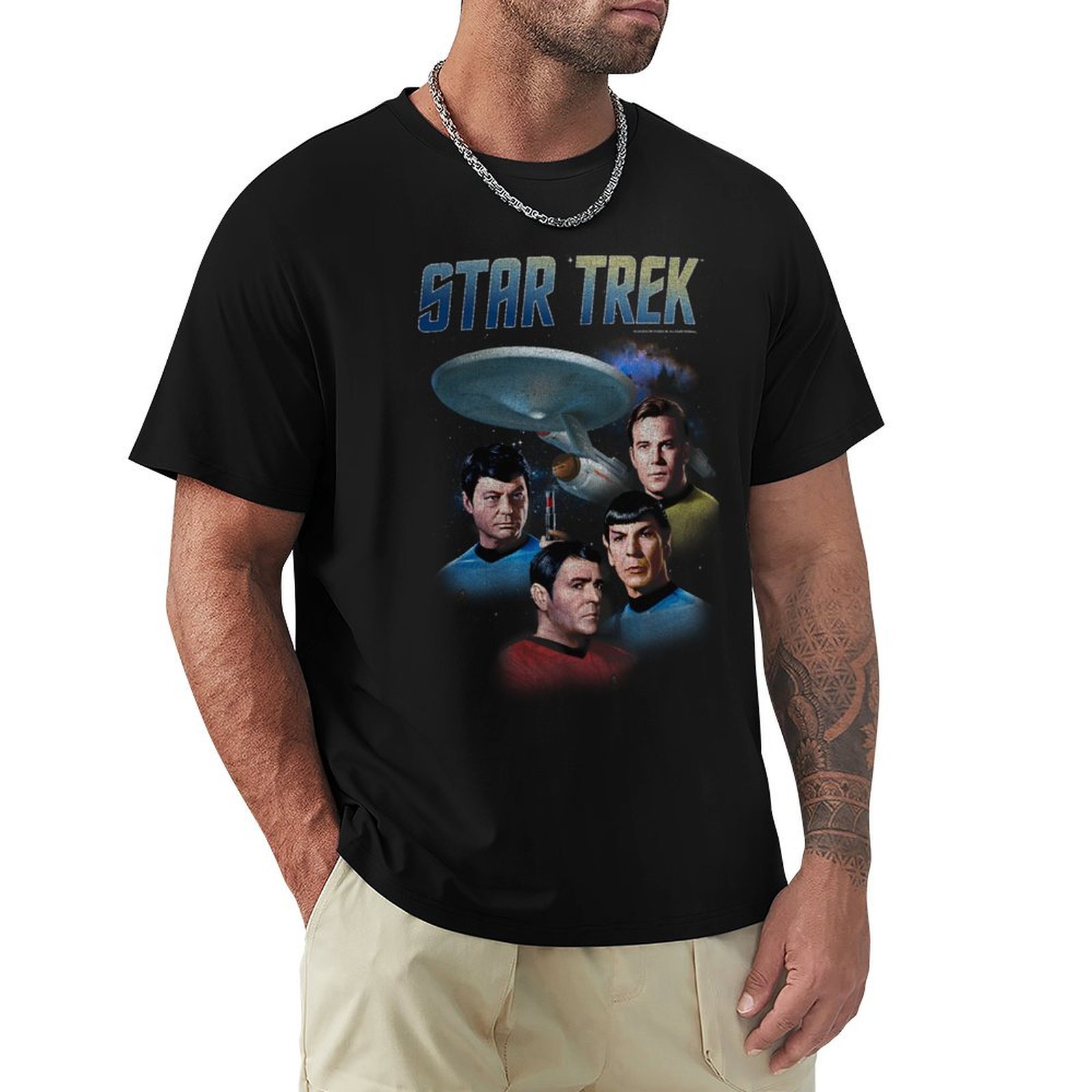 Star Trek: เสื้อยืดโปสเตอร์ Vi - Poster Men Fashion บทวิจารณ์และราคา
