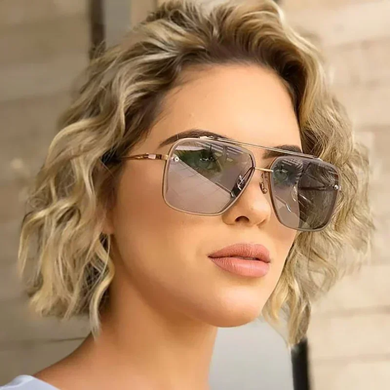 แว่นกันแดดทรงสี่เหลี่ยมขนาดใหญ - Men'S Fashion Glasses บทวิจารณ์และราคา