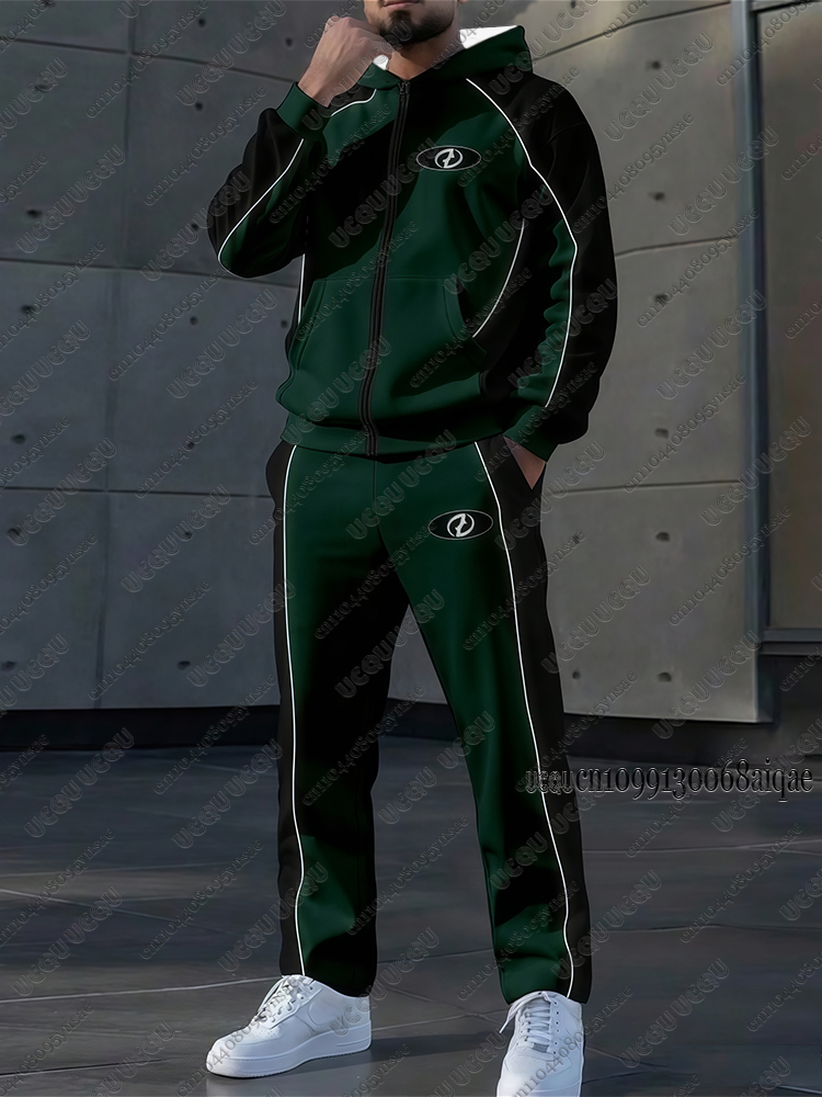 ชุดวอร์มผู้ชายใหม่สำหรับฤดูใบไ - Track Suit Men บทวิจารณ์และราคา