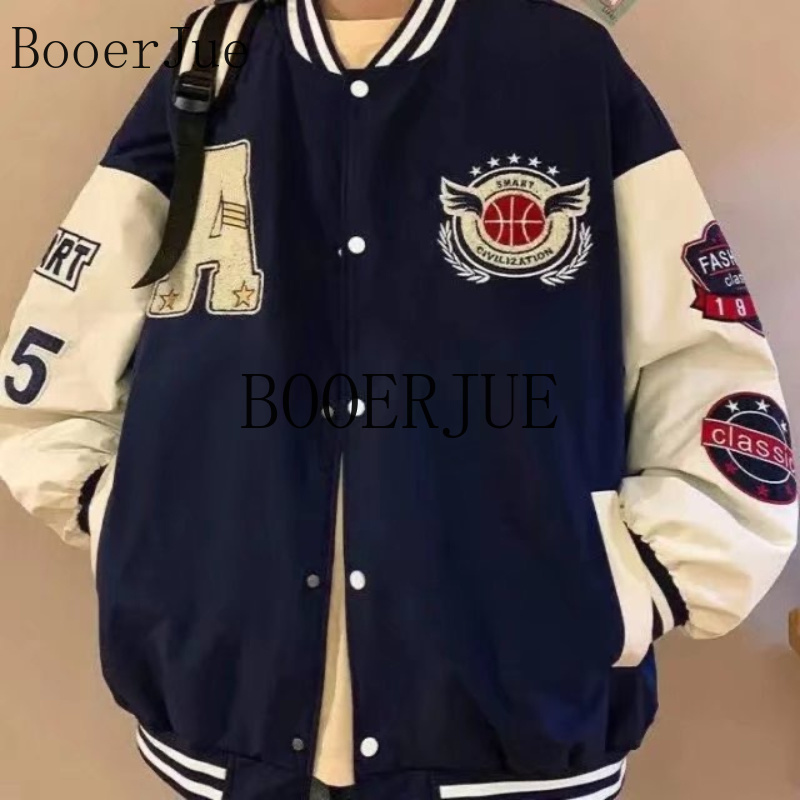 แจ็คเก็ตเบสบอลแบบยูนิเซ็กส์สำห - Varsity Jacket Letterman บทวิจารณ์และราคา