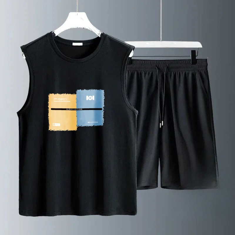 ชุดเสื้อกล้ามฤดูร้อน 2026 ชุดล - Track Suit Men บทวิจารณ์และราคา