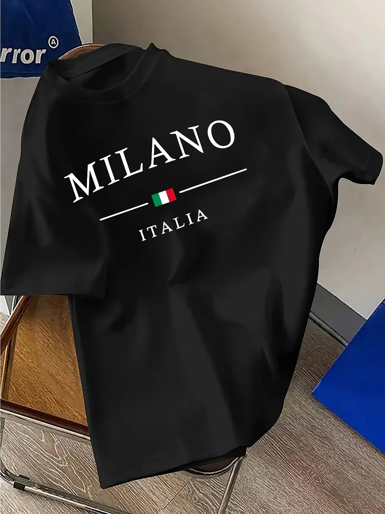 เสื้อยืดแขนสั้นคอกลมลำลองฤดูร้ - Milan Men'S Fashion บทวิจารณ์และราคา