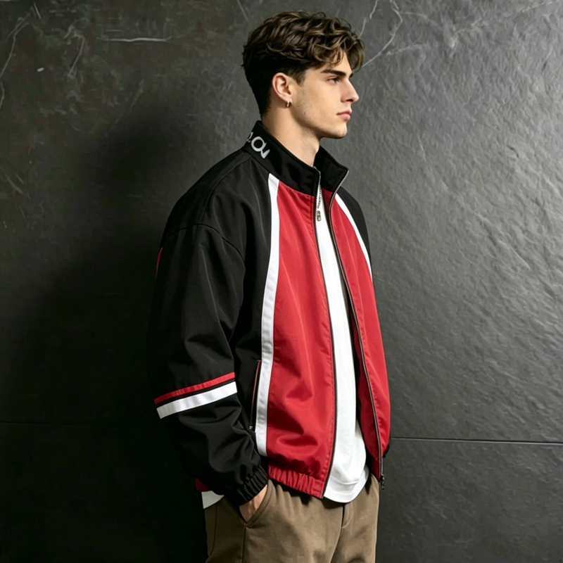 เสื้อแจ็คเก็ตบอมเบอร์สไตล์อเมร - Varsity Jacket Letterman บทวิจารณ์และราคา