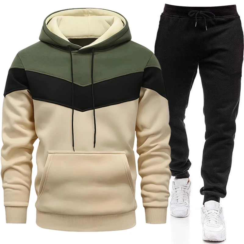 ชุดวอร์มผู้ชายฤดูใบไม้ร่วง-ฤดู - Track Suit Men บทวิจารณ์และราคา
