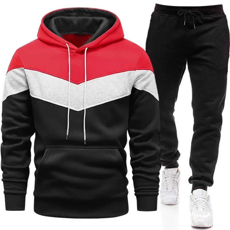 ชุดวอร์มผู้ชายฤดูใบไม้ร่วง-ฤดู - Track Suit Men บทวิจารณ์และราคา