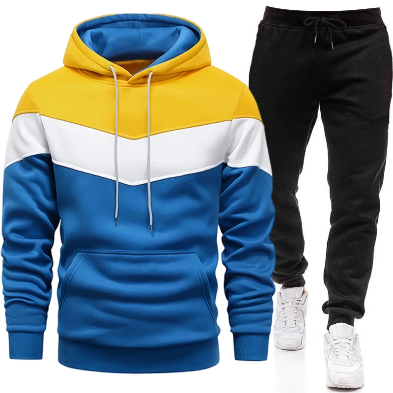 ชุดวอร์มผู้ชายฤดูใบไม้ร่วง-ฤดู - Track Suit Men บทวิจารณ์และราคา
