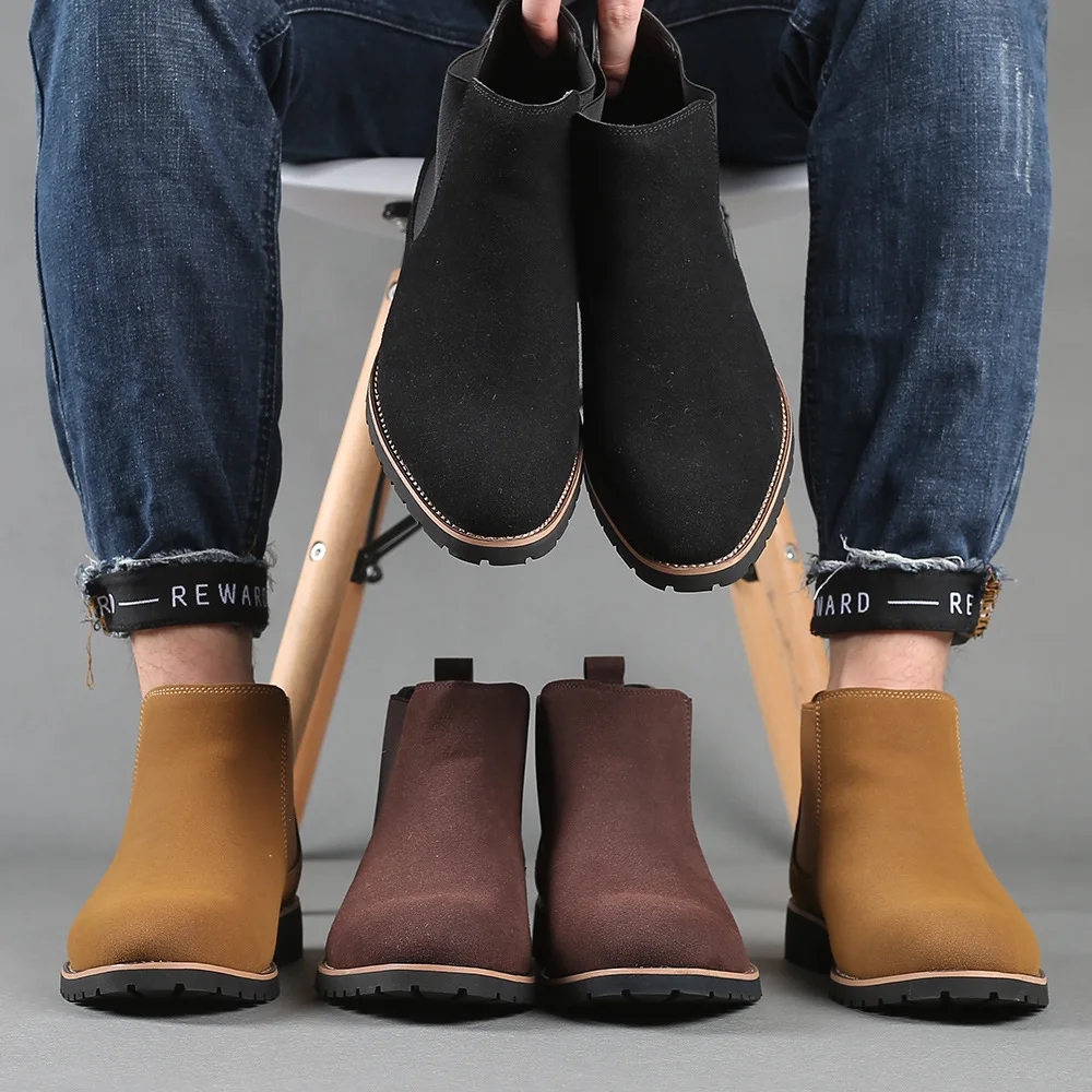 รองเท้าบูทหุ้มข้อผู้ชาย สไตล์อ - Mens Fashion Dress บทวิจารณ์และราคา