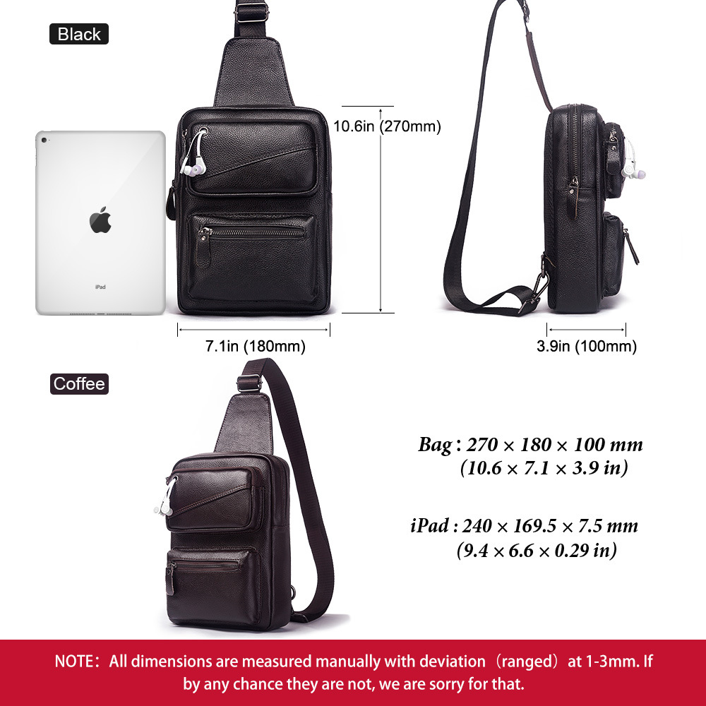 กระเป๋าคาดหน้าอกมัลติฟังก์ชันแ - Men'S Fashion Bag บทวิจารณ์และราคา