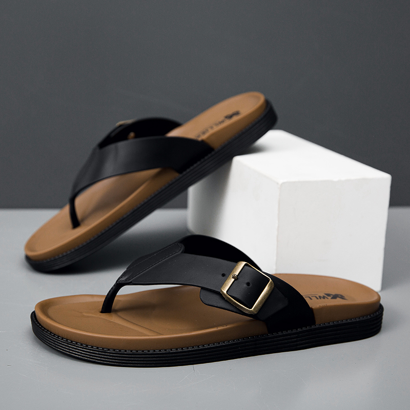 รองเท้าแตะสไตล์เกาหลีแฟชั่นใหม - Men Fashion Korean Style บทวิจารณ์และราคา