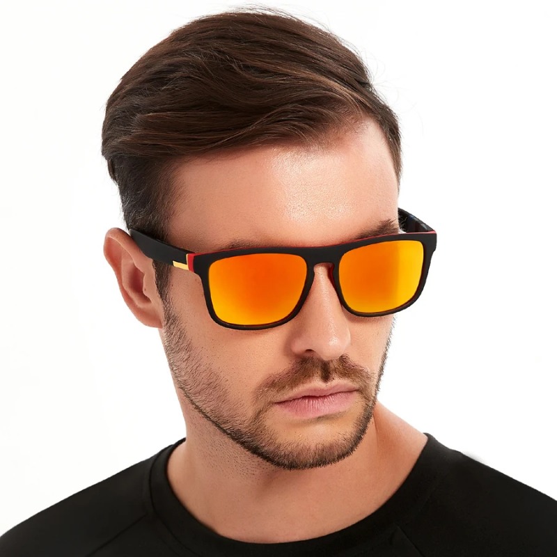 แฟชั่นวินเทจสแควร์แว่นตากันแดด - Men'S Fashion Glasses บทวิจารณ์และราคา