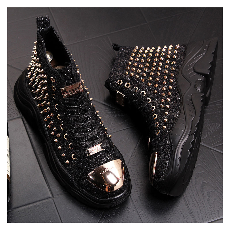 รองเท้าบูทข้อเท้าหนังนุ่มประดั - Mens Fashion Dress บทวิจารณ์และราคา