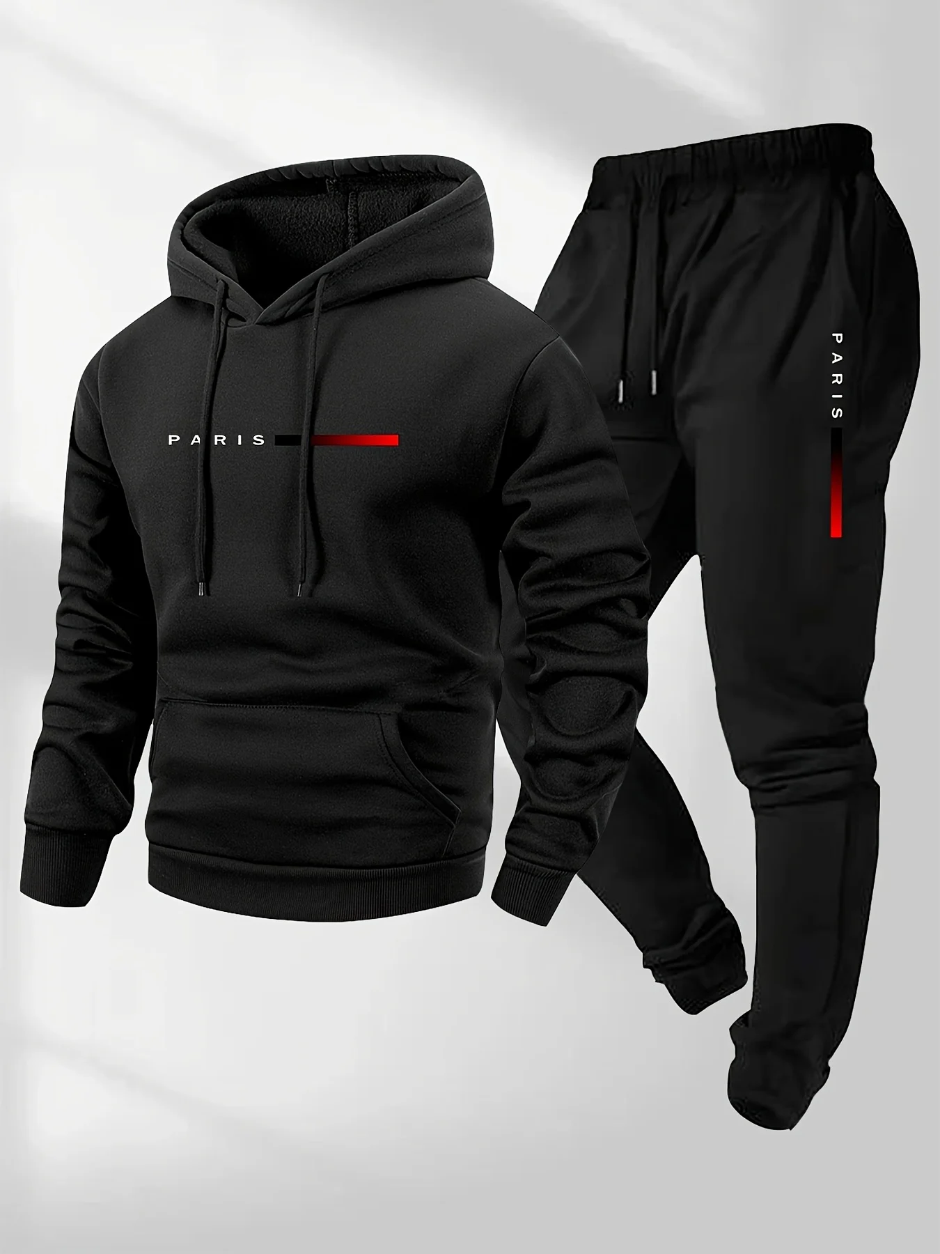 ชุดกีฬาพิมพ์ลายตัวอักษรแฟชั่นส - Mens Fashion Casual Outfits บทวิจารณ์และราคา