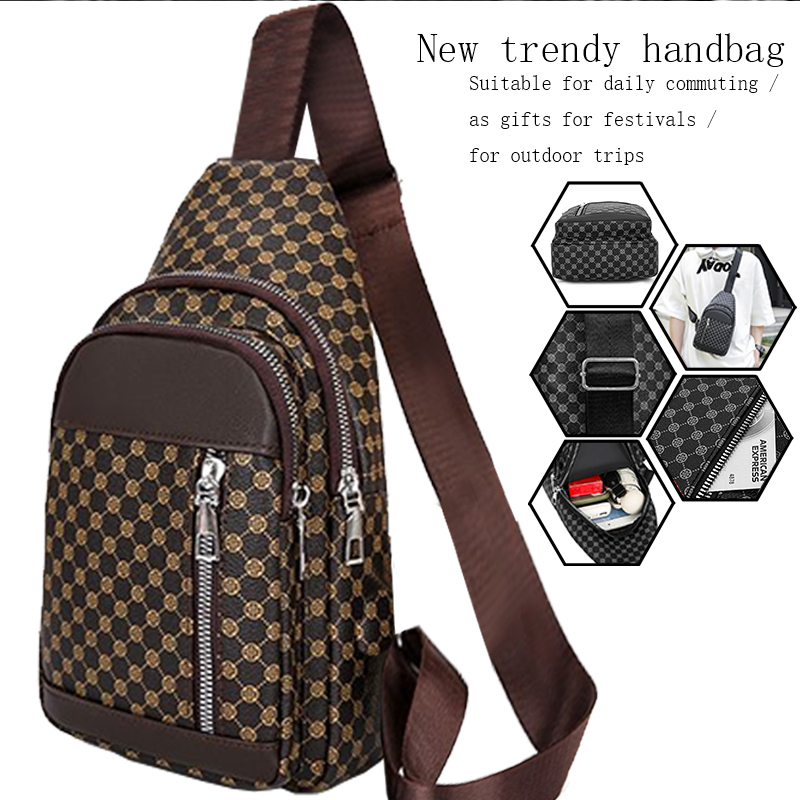 กระเป๋าคาดหน้าอกสไตล์เรียบง่าย - Men'S Fashion Bag บทวิจารณ์และราคา