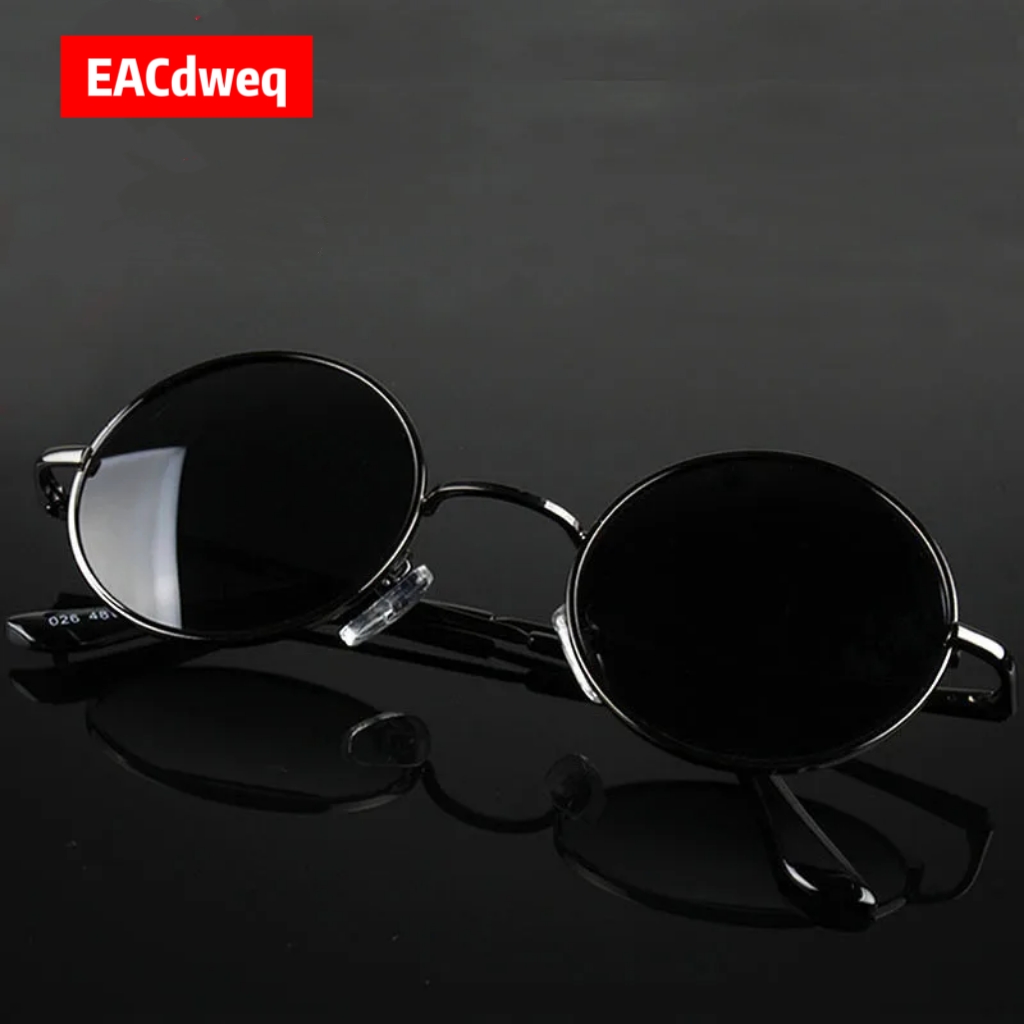 แว่นกันแดดทรงกลมสไตล์เรโทรวินเ - Men'S Fashion Glasses บทวิจารณ์และราคา
